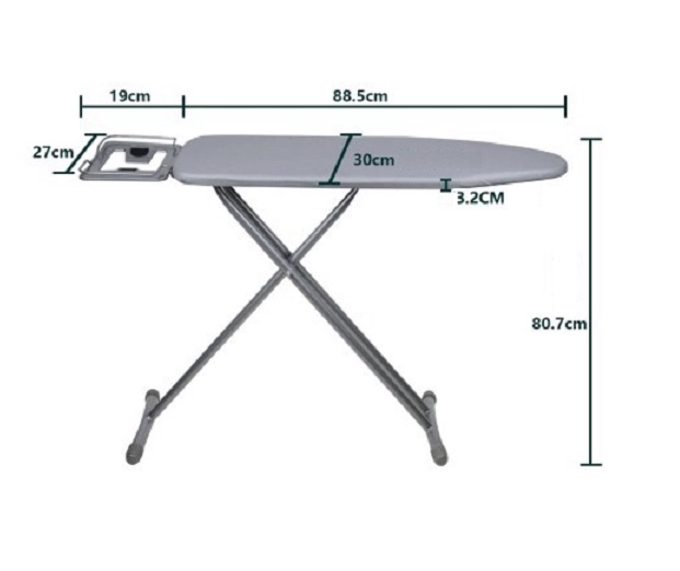 OSUKI Japan Quality Foldable Ironing Board (Grey)